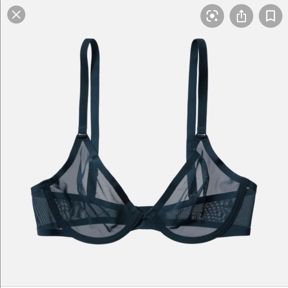 CUUP Plunge Bra in Ink, 34C